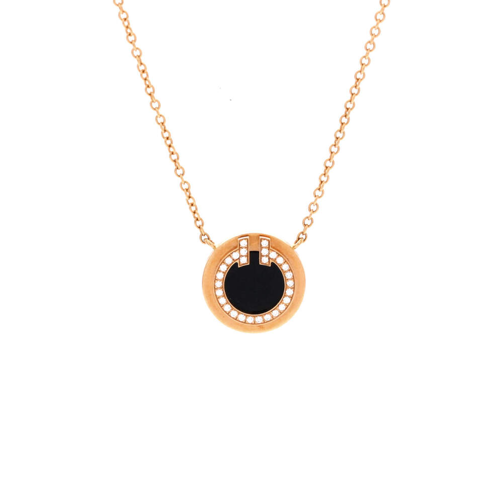 Tiffany & Co. Small T Circle Pendant Necklace
